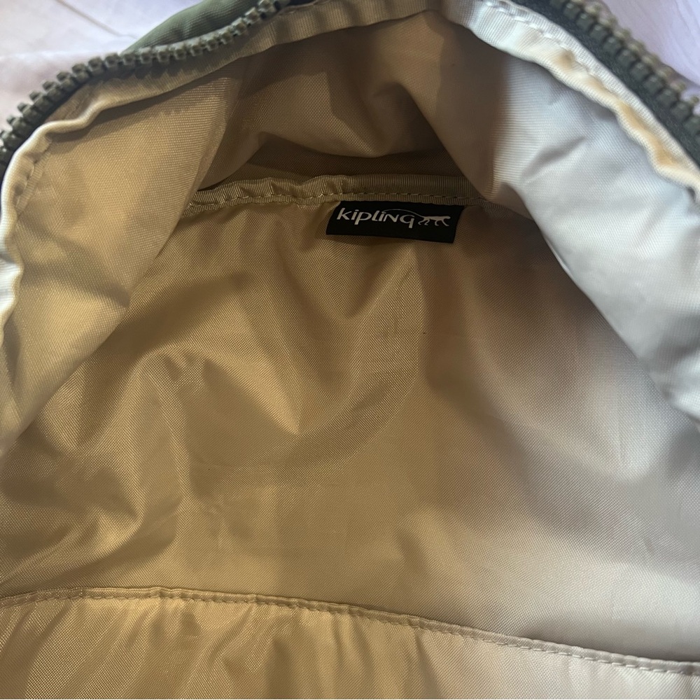 Kipling Green Backpack laptop bag - Picture 6 of 9